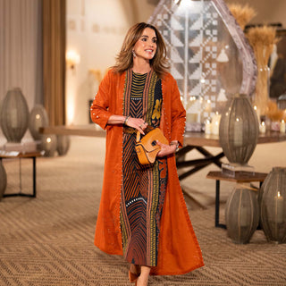 Queen Rania wears sarah's bag