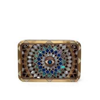 AZURE MANDALA CLUTCH