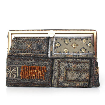 BEDOUIN METALLIC GRACE CLUTCH