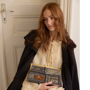 BEDOUIN METALLIC GRACE CLUTCH