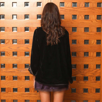 BLACK VELVET CASA JACKET