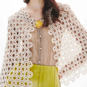 BLOSSOM CROCHET CAPE