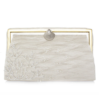 CORAL WAVES GRACE CLUTCH