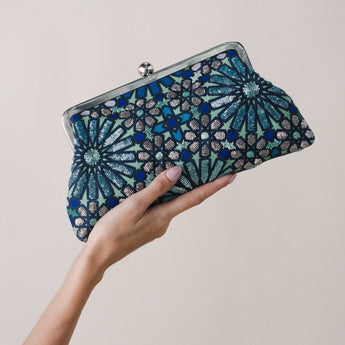 MOROCCAN AQUA CLASSIC BAG