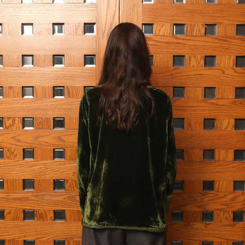 EMERALD VELVET CASA JACKET