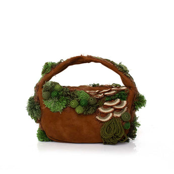 FOREST ON BROWN LEATHER LE PETIT