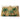 GREEN OASIS GOLD STRAW GRACE CLUTCH