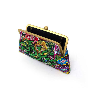 GREEN SAOUDIYAH ON FLORAL CLASSIC BAG