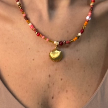 AYLA MULTICOLOR BEADS NECKLACE