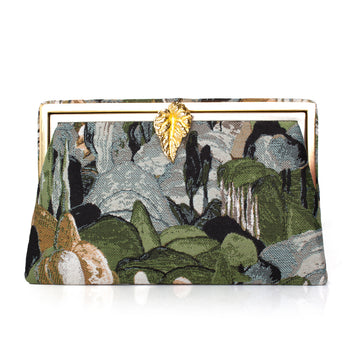 LEAF ON PINE FOREST GRACE CLUTCH