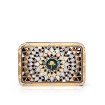 MANDALA PALM CLUTCH