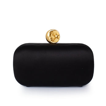 MOON ON BLACK SATIN BOX