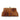 MOSS ON BROWN LEATHER CLASSIC BAG