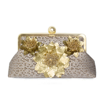 GOLDEN MAGNOLIA ON HONEYCOMB CLASSIC BAG