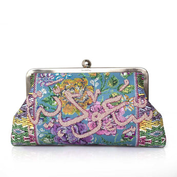 PINK SAOUDIYAH ON PASTEL FLORAL CLASSIC BAG