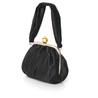 POMEGRANATE ON BLACK SATIN BELLA