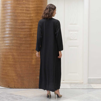 RISING SUN ON BLACK AMAL DRESS