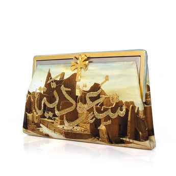 SAOUDIYAH DIRIYAH PALM GRACE CLUTCH