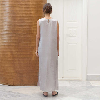SILVER VANDA DRESS