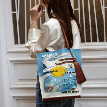 SKI AND SWIM CITY TOTE