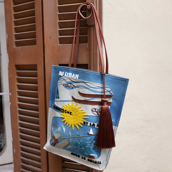 SKI AND SWIM CITY TOTE
