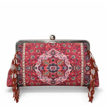 TAPESTRY RED CLASSIC BAG