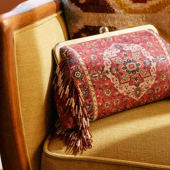 TAPESTRY RED CLASSIC BAG
