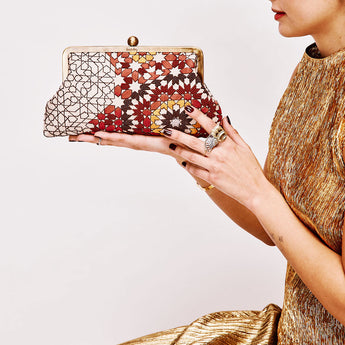 ARABESQUE BURGUNDY CLASSIC BAG