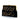 Calligraphy Gold On Black Clutch Me