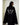 midnight fleece black cape outerwear, cape